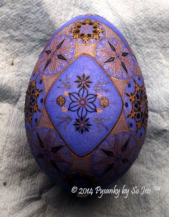 WIP Ukrainian Easter Egg Batik Art Pysanky By So Jeo